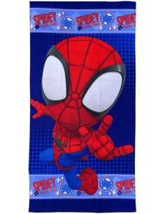 Marvel Spidey e i suoi fantastici amici - Telo Mare / Asciugamano per bambini, asciugatura rapida, ultra morbido, 140cm