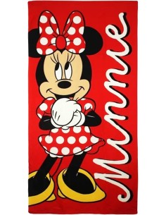 Disney Minni - Telo Mare / Asciugamano per bambini, asciugatura rapida, ultra morbido, 140cm