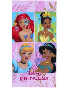 Principesse Disney - Telo Mare / Asciugamano per bambini, asciugatura rapida, ultra morbido, 140cm