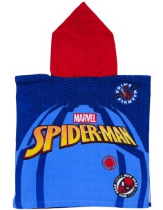 Marvel Spider-Man - Poncho Mare bambini, Asciugamano, Asciugatura Rapida, Ultra Morbido, 50x100cm 2