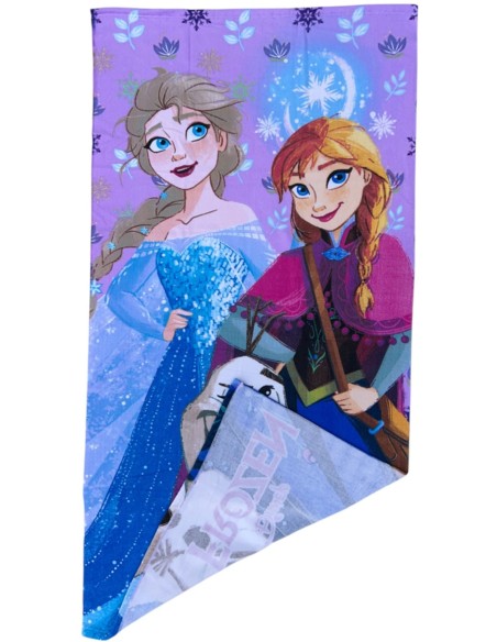 Disney Frozen - Telo Mare / Asciugamano per bambini, asciugatura rapida, ultra morbido, 140cm