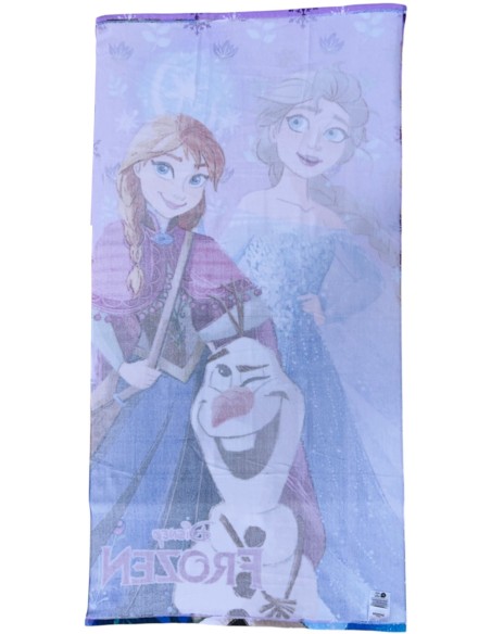 Disney Frozen - Telo Mare / Asciugamano per bambini, asciugatura rapida, ultra morbido, 140cm