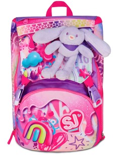 Seven SJ Gang Fantasys Girl - Zaino estensibile big, Scuola elementare, 40cm 2