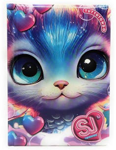 Seven SJ Gang Animali Girl - Diario Scuola 2025/2026, Datato 10 Mesi, ft. 14,5x20,6cm