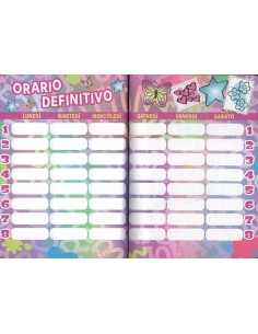 Seven SJ Gang Flyunicorn Girl - Diario Scuola 2025/2026, Datato 10 Mesi, ft. 14,5x20,6cm 2