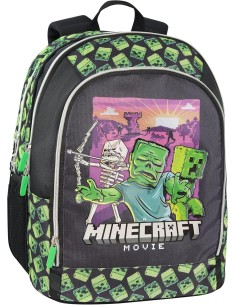 Un film Minecraft - Zaino organizzato per scuola elementare