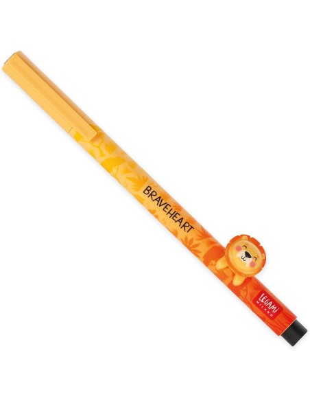 Legami - Penna Gel con Lion decorativo - Lovely Friends