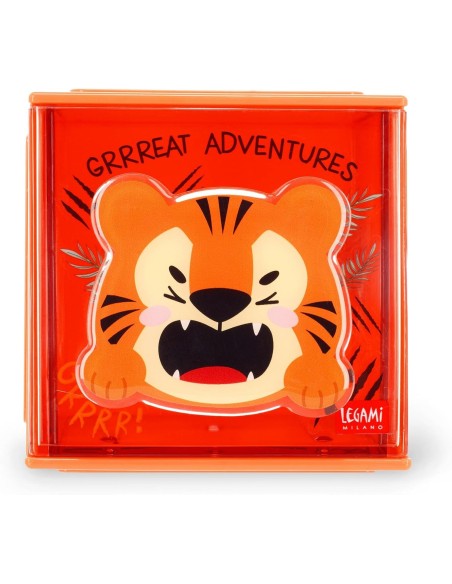 Legami - Box Componibile da Scrivania - Cutie Cube - Tiger