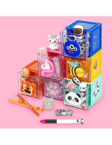 Legami - Box Componibile da Scrivania - Cutie Cube - Tiger