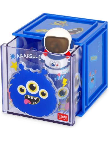 Legami - Box Componibile da Scrivania - Cutie Cube - Monster