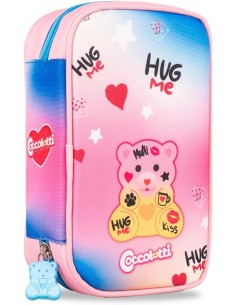 Coccolotti by Colourbook - Astuccio 1 zip riempito per la scuola o il tempo libero, 30 accessori