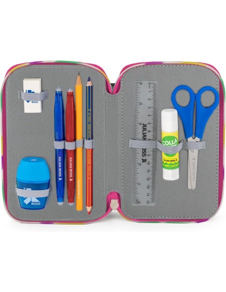 Principesse Disney - Astuccio 3 Scomparti, 45 pezzi, 2 Penne Gel Cancellabili, Pastelli 4.0. Pennarelli Giotto Principesse Disney - Astuccio 3 Scomparti, 45 pezzi, 2 Penne Gel Cancellabili, Pastelli 4.0. Pennarelli Giotto