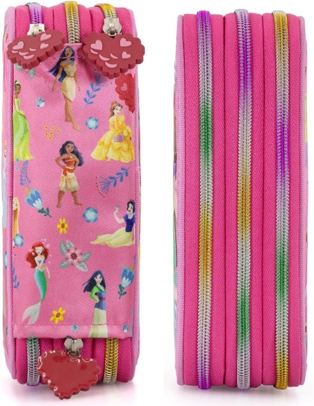 Principesse Disney - Astuccio 3 Scomparti, 45 pezzi, 2 Penne Gel Cancellabili, Pastelli 4.0. Pennarelli Giotto Principesse Disney - Astuccio 3 Scomparti, 45 pezzi, 2 Penne Gel Cancellabili, Pastelli 4.0. Pennarelli Giotto