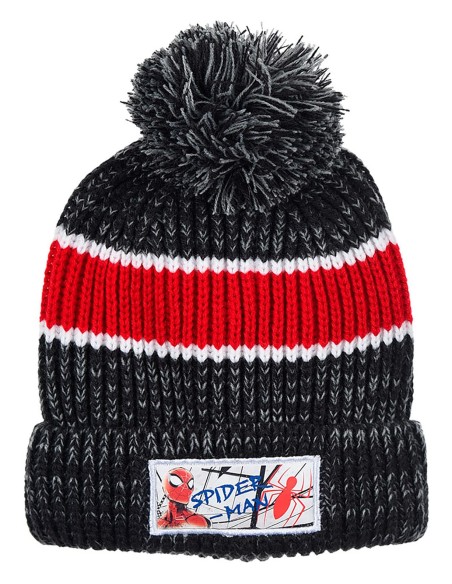 Marvel Spider-Man - Cappello invernale con pompon per bambini